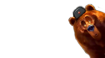 Изображение медведя в русской шапке, символизирующего приветственный бонус в Казино 888starz.